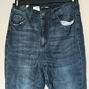 Brand new fashion Nova skinny jeans dark blue